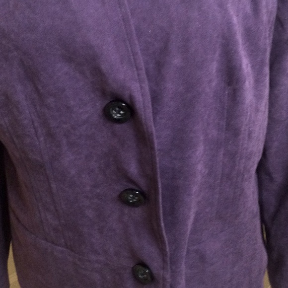 M Collection Purple .Soft Blazer Jacket - Picture 2 of 11